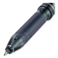 Pens | Pilot 31573 FriXion Point Erasable Extra-Fine 0.5 mm Gel Pen - Black Ink/Black/Silver/Smoke Barrel (1-Dozen) image number 3