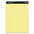 Notebooks & Pads | TOPS 63400 (50) Canary-Yellow 8.5 in. x 11.75 in. Sheets Wide/Legal Rule Docket Ruled Perforated Pads (12/Pack) image number 0