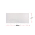 Back to School Sale | Universal UNV35211 4.13 in. x 9.5 in. #10 Commercial Flap Open-Side Gummed Business Envelope - White (500/Box) image number 2