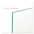 Office Presentation Supplies | Deflecto 5991790 8.5 in. x 11 in. Insert Superior Image Premium Green Edge Sign Holders - Clear/Green image number 7