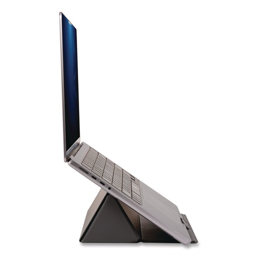 Back to School Sale | Allsop 32670 9.5 in. x 14.5 in. x 3 in. Foldio Laptop and Tablet Stand Supports 7 lb - Black image number 0