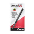 Pens | Pilot 35334 Precise V5 0.5 mm Roller Ball Pen - Extra-Fine, Black (Dozen) image number 1
