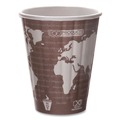  | Eco-Products EP-BNHC8-WD 8 oz. World Art Renewable and Compostable Insulated PLA Hot Cups (800/Carton) image number 0