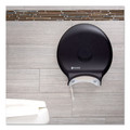 Paper Towels and Napkins | San Jamar R6000TBK 12.9 x 5.63 x 14.88 Single 12 in. JBT Classic Bath Tissue Dispenser - Transparent Black Pearl image number 4