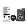 Office & Office Supplies | NIO 071509 1.56 in. Diameter Self-Inking Stamp with Voucher and Fancy Gray Ink Pad image number 2