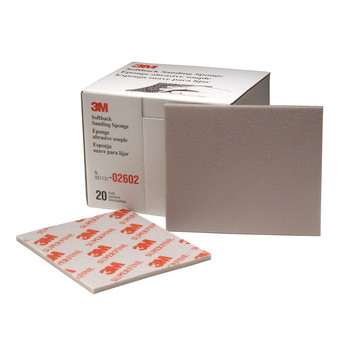 3M 2602 20-Piece Superfine 4-1/2 in. x 5-1/2 in. Softback Sanding Sponge Set