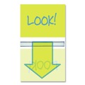Page Flags | Redi-Tag B72039 Pop-Up Fab Page Flags with Dispenser - Purple/Yellow/Yellow/Teal (100/Pack) image number 1