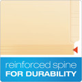 File Folders | Pendaflex 11035 Letter Size Laminated Spine Shelf File Folders - Manila (100/Box) image number 2