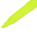 Highlighters | Sharpie 27025 Chisel Tip Pocket Style Highlighters - Fluorescent Yellow Ink, Yellow Barrel (1-Dozen) image number 2