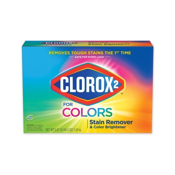 Clorox 2 03098 49.2 oz. Box Stain Remover and Color Booster Powder - Original (4/Carton)