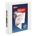 Binders | Avery 79195 11 in. x 8.5 in. 1.5 in. Capacity 3 Rings Heavy-Duty View Binder with DuraHinge and One Touch EZD Rings - White image number 0