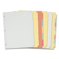Dividers & Tabs | Avery 11501 Write and Erase 11 in. x 8.5 in. 5-Tab Plain-Tab Paper Dividers - Buff (36/Box) image number 4