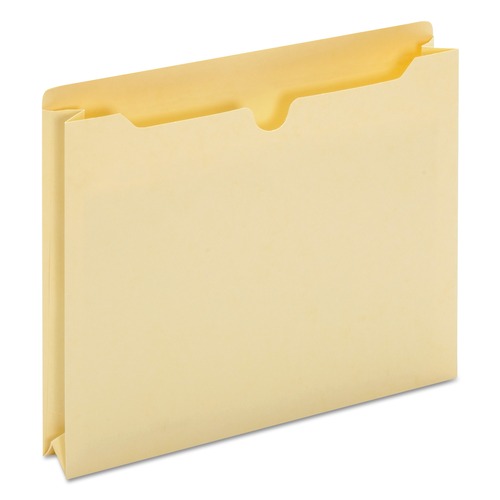 File Jackets & Sleeves | Universal UNV76300T Straight Tab Letter Size Economical File Jackets - Manila (50/Box) image number 0