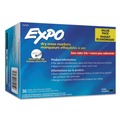 Washable Markers | EXPO 2003894A Low-Odor Extra-Fine Tip Dry Erase Marker Office Value Pack - Black (36/Pack) image number 5