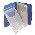 File Folders | Smead 68191 Letter/Legal Size 2-Hole Punched Poly Expanding Jackets - Clear (24/Box) image number 1