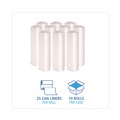  | Boardwalk V8046MNKR04 40 in. x 46 in. 45 gal. 11 mic High-Density Can Liners - Natural (250/Carton) image number 3