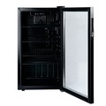 Alera | Alera JC-90VEL-F 3.4 cu-ft. Beverage Cooler - Stainless Steel/Black image number 1