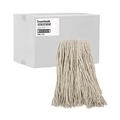 Just Launched | Boardwalk BWK216CCT 16 oz. Cotton Premium Cut-End Wet Mop Heads - White (12/Carton) image number 2