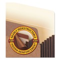 File Jackets & Sleeves | Smead 73390 5.25 in. Expansion Redrope Tuff Pocket Drop-Front File Pockets with Fully Lined Gussets - Letter , Redrope (10/Box) image number 5