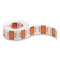 File Folders | Smead 67372 1 x 1.25 Numerical End Tab File Folder 2 Labels - White (1-Roll) image number 0