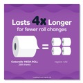 Toilet Paper | Cottonelle 55494 Ultra ComfortCare 2-Ply Septic Safe Mega Rolls Soft Tissue Toilet Paper - White (48/Carton) image number 4