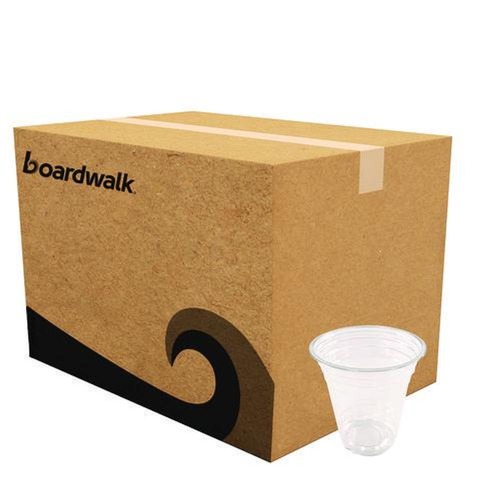 Cups and Lids | Boardwalk BWKPET12S 12 oz. PET Plastic Cold Cups - Clear (1000/Carton) image number 0