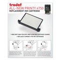Stamps & Stamp Supplies | Trodat P4750BR 1 in. x 1.63 in. Printy Replacement Pad for Trodat Self-Inking Stamps - Blue/Red image number 1