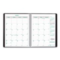 Notebooks & Pads | Brownline CB435W.BLK 14-Month: Dec 2025 to Jan 2027 11 in. x 8.5 in. EcoLogix Artwork Recycled Monthly Planner - Black Cover image number 1