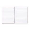 Notebooks & Pads | Universal UNV66620 10.5 in. x 8 in. 1-Subject Wide/Legal Rule Wirebound Notebook - Black Cover image number 1
