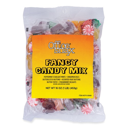 Candy, Gum & Mints | Office Snax 00668 1 lb. Bag Candy Assortments - Fancy Candy Mix image number 0