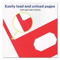 Report Covers & Pocket Folders | Avery 47989 40 Sheet Capacity 11 in. x 8.5 in. Two-Pocket Folder - Red (25/Box) image number 5