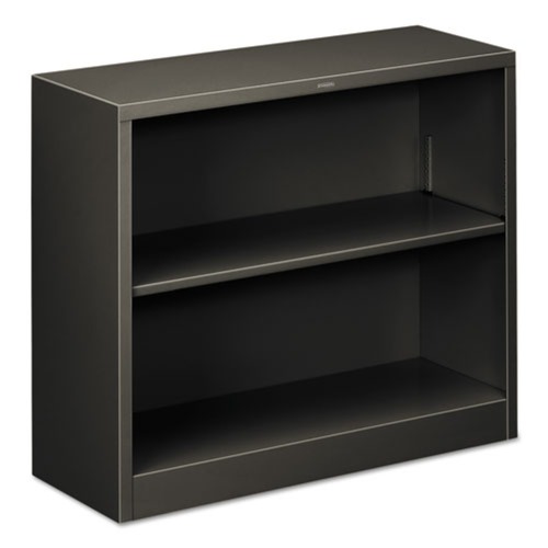  | HON HS30ABC.S 34.5 in. x 12.63 in. x 29 in. 2-Shelf Metal Bookcase - Charcoal image number 0