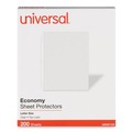 Sheet Protectors | Universal UNV21123 8-1/2 in. x 11 in. Economy Standard Sheet Protector - Clear (200/Box) image number 0