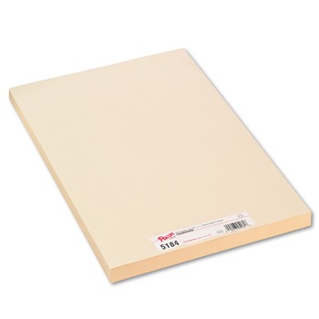 OFFICE PRESENTATION SUPPLIES | Pacon P5184 12 x 18 Medium Weight Tagboard - Manila (100/Pack)