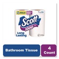 Toilet Paper | Scott 10183 1-Ply Septic Safe Bathroom Tissue - White (12/Carton) image number 4