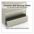 Office Filing Cabinets & Shelves | Alera 25508 42 in. x 18.63 in. x 52.5 in. 4 Legal/Letter Size Lateral File Drawers - Putty image number 8