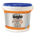 Hand Wipes | GOJO Industries 6299-02 9 in. x 10 in. Fast Towels Hand Cleaning Towels - White image number 0