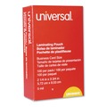 Laminating Supplies | Universal UNV84642 3.75 in. x 2.25 in. 5 mil Laminating Pouches - Gloss Clear (100/Box) image number 1