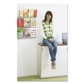Office Filing Cabinets & Shelves | Safco 5606CL 30w x 2d x 34.75h Reveal Clear 12-Compartment Literature Displays - Clear image number 4