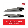 Mouse Pads & Wrist Support | 3M WR420LE 19.6 in. x 10.6 in. Antimicrobial Gel Keyboard Wrist Rest Platform - Black/Gray/Silver image number 4