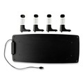 Monitor Stands | 3M MS100B 21.6 in. x 9.4 in. x 2.7 in. to 3.9 in. Supports 33 lbs. Monitor Stand MS100B - Black/Clear image number 2