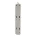 Surge Protectors | Tripp Lite TLP604 Protect It! 4 ft. Cord 6 AC Outlets 790 J Surge Protector - Light Gray image number 1