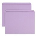 Just Launched | Smead 12410 Colored File Folders with Reinforced Top Straight Tabs - Letter, Lavender (100/Box) image number 0