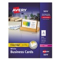 Avery | Avery 05874 Clean Edge 2 in. x 3.5 in. Business Cards - White (10 Cards/Sheet, 100 Sheets/Box) image number 0