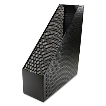 OFFICE FILING CABINETS AND SHELVES | Artistic ART20004 Urban Collection 3.5 in. x 10 in. x 11.5 in. Punched Metal Magazine File - Black