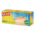 Food Trays, Containers, and Lids | Glad 60771 6.5 in. x 5.5 in. Fold-Top Sandwich Bags - Clear (2160/Carton) image number 6
