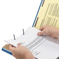 File Folders | Smead 13732 4-Section Pressboard Top Tab Classification Folders with 4 SafeSHIELD Fasteners - Letter Size/Dark Blue (10/Box) image number 4