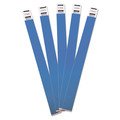 Office Accessories | Advantus 75442 10 in. x 0.75 in. Sequentially Numbered Crowd Management Wristbands - Blue (100/Pack) image number 0