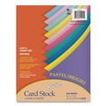 Copy & Printer Paper | Pacon P101195 8.5 x 11 65 lb. Cover Weight Array Card Stock - Assorted (250/Pack) image number 0