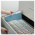 File Folders | Smead 17043 1/3-Cut Tabs Assorted Legal Size 0.75 in. Expansion Colored File Folders - Blue (100/Box) image number 5